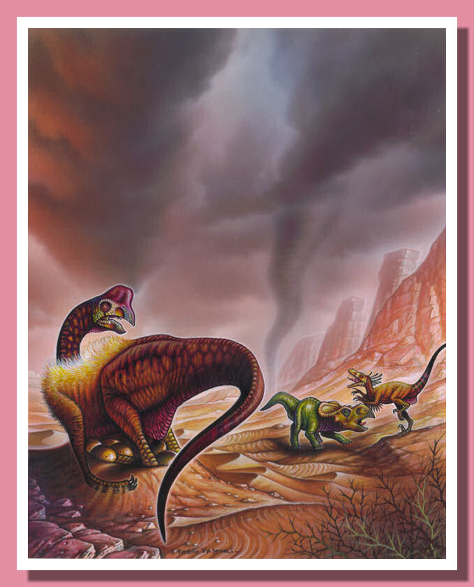 Oviraptor, Protoceratops & Velociraptor