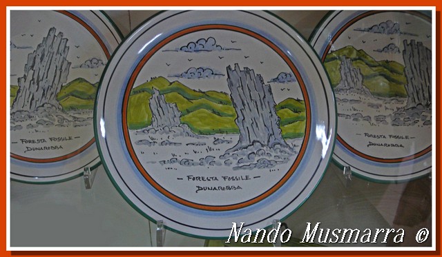 Decorative plates for sale at Visitor’s center